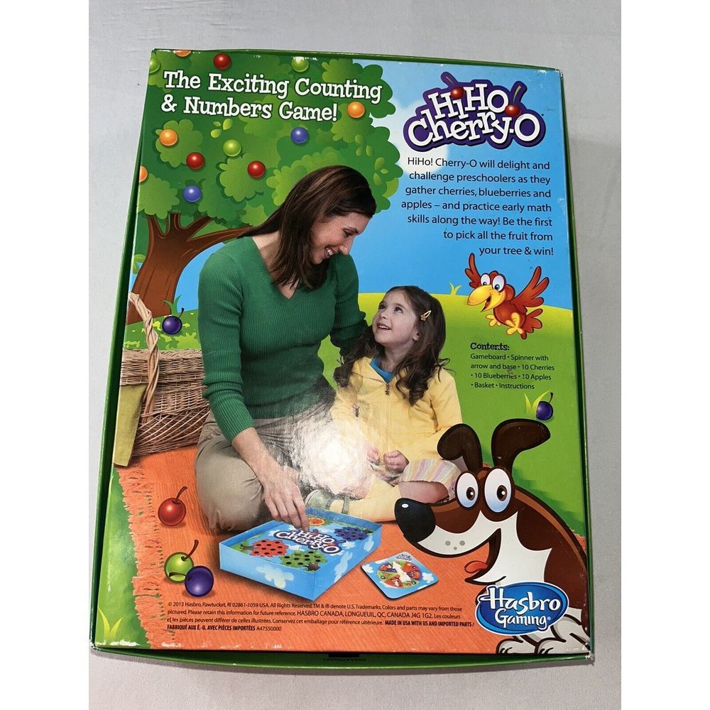 Hasbro -Hi‎ Ho Cherry-O - Ages 3+ Parts Not Full Game Board Game Pieces - Picture 8 of 8